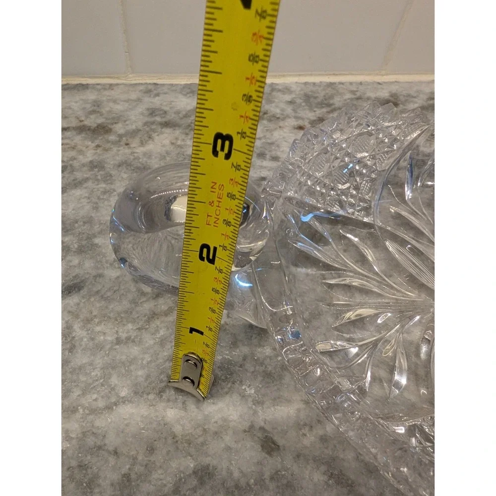 American Brilliant Cut Glass Sawtooth Rim 5